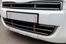 Peugeot Partner Tepee 2008-2018 Kompletter Kühlergrill (Edelstahl) Ab 2012 Foto 1