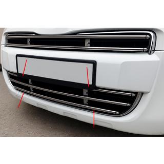 Kompletter Kühlergrill (Edelstahl) Peugeot Partner Tepee 2008-2018 Foto 1