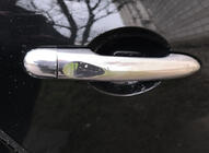 Renault Fluence 2009-2016 Chrom Türgriffblenden (4 Stk., Edelstahl) 4 Türen, Carmos - Türkischer Stahl Foto 1