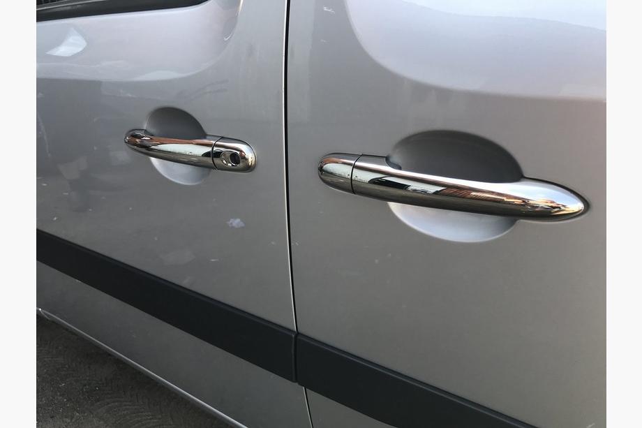 Renault Kangoo 2008–2020 Edelstahl Türgriffblenden 4 Stk, OmsaLine - Italienischer Edelstahl Foto 2