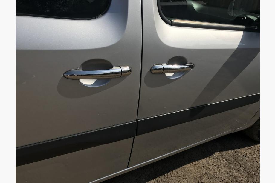 Renault Kangoo 2008–2020 Edelstahl Türgriffblenden 4 Stk, OmsaLine - Italienischer Edelstahl Foto 4