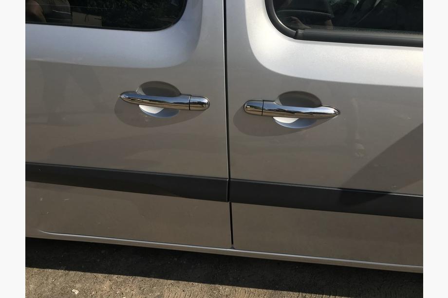 Renault Kangoo 2008–2020 Edelstahl Türgriffblenden 4 Stk, OmsaLine - Italienischer Edelstahl Foto 6