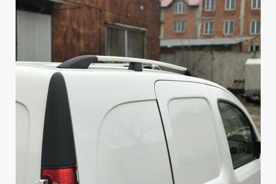 Renault Kangoo 2008–2020 Dachreling Chrom Maxi-Basis, Kunststofffüße Foto 7