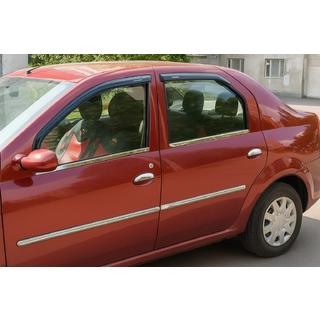 Türleisten Edelstahl (4 Stück) Renault Logan I 2005-2008 Foto 4