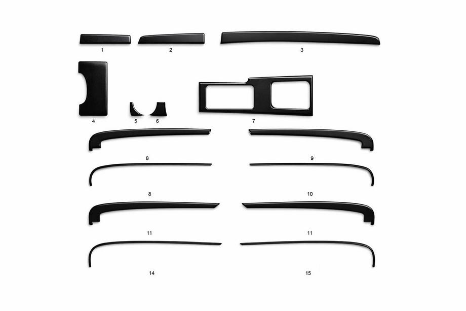 Chevrolet Epica 2006-2014 Innenraum Blenden (Kit-2) Blau Image