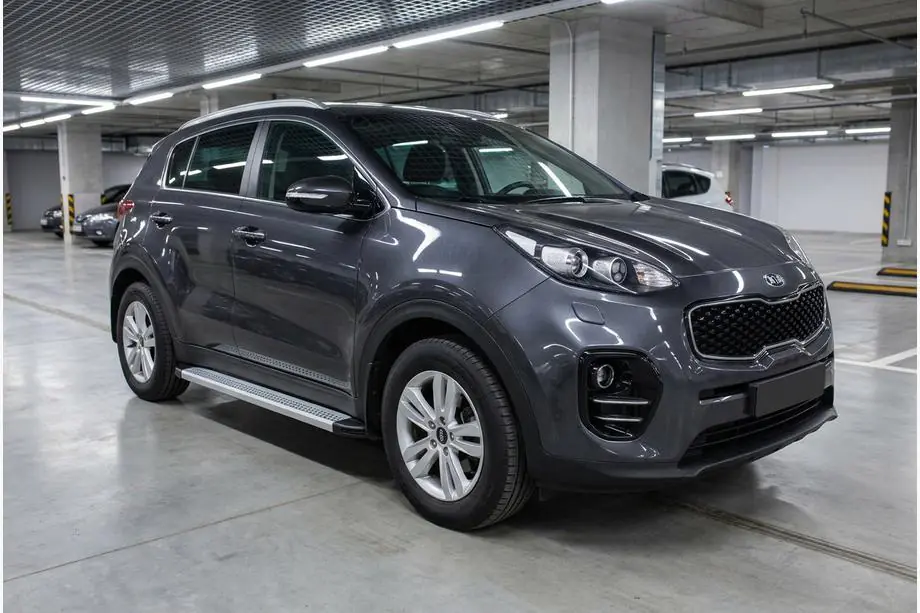 Kia Sportage 2015-2021 Seitenschweller Maya V2 (2 Stk., Aluminium) Image