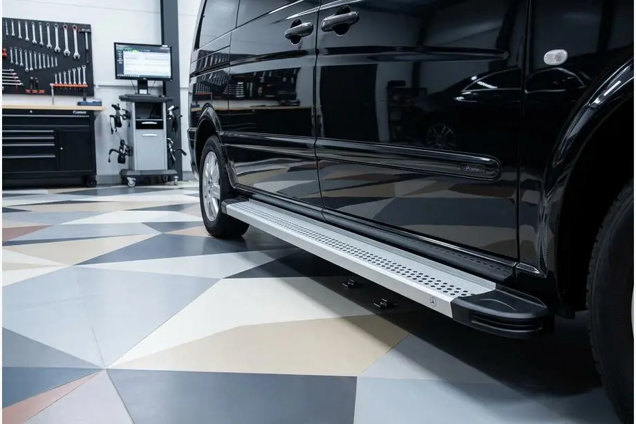 Mercedes Vito/V-class W447 2014- Seitenschweller Maya V2 (2 Stk., Aluminium) Image