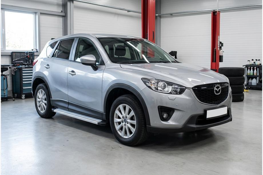 Mazda CX-5 2012-2017 Seitenschweller Maya V2 (2 Stk., Aluminium) Image