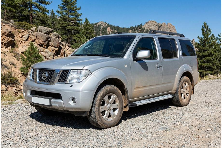 Nissan Pathfinder R51 2005-2014 Seitenschweller Maya V2 (2 Stk., Aluminium) Image