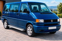 Volkswagen T4 Caravelle/Multivan 1990–2003 Seitenschweller Maya V2 (2 Stk., Aluminium) Kurzer Radstand Foto 1