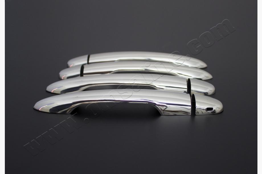 Renault Megane II 2004-2009 Chrom Türgriffblenden (4 Stk, Edelstahl) Carmos - Türkischer Edelstahl Foto 5