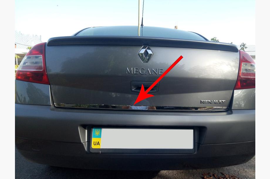 Renault Megane II 2004-2009 Kofferraumleiste Edelstahl SD, Carmos - Türkischer Stahl Foto 6