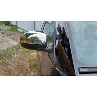 Spiegelabdeckungen Chrom (Carmos, 2 Stk, Edelstahl) Skoda Fabia 2007-2014 Foto 2