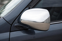 Toyota Land Cruiser Prado 120 2002-2009 Spiegelabdeckungen (2 Stk., Edelstahl) Carmos - Türkischer Edelstahl Foto 1