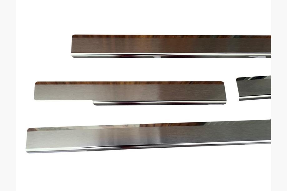 Toyota Land Cruiser Prado 120 2002-2009 Einstiegsleisten Abdeckungen Nataniko (4 Stk., Edelstahl) Standard - Lohmann Band, 0,5 mm Foto 2