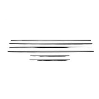 Fensterrahmen Abdeckung (6 Stk, Edelstahl) Toyota Land Cruiser Prado 150 2009-2023 Foto 3