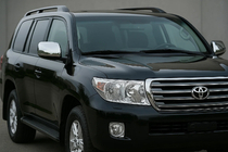 Toyota Land Cruiser 200 2007-2021 Spiegelabdeckungen 2008-2012 (2 Stk, Edelstahl) Carmos - Türkischer Edelstahl Foto 1