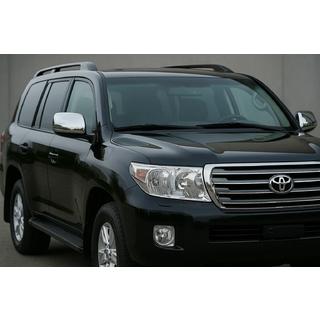 Spiegelabdeckungen 2008-2012 (2 Stk, Edelstahl) Toyota Land Cruiser 200 2007-2021 Foto 1