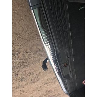 Heckstoßstangenschutz mit Kante (Omsa, Edelstahl) Mercedes Viano 2004-2014 Foto 3