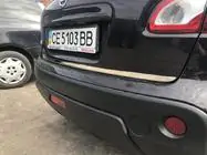 Nissan Qashqai 2010-2014 Kofferraumdeckel Leistenabdeckung Edelstahl Foto 5