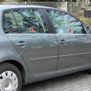 Fensterrahmen Zierleisten Edelstahl außen (4 Stk) Foto 1