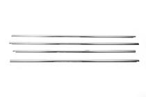 Volkswagen Passat B6 2006-2012 Fensterleisten unten Edelstahl (4 Stk.) Foto 2