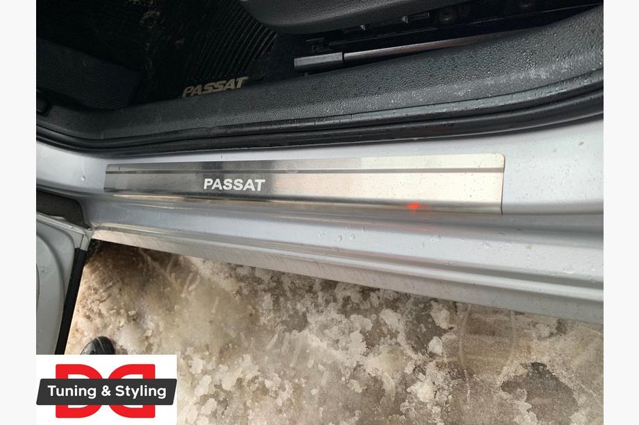 Volkswagen Passat B7 2012-2015 Einstiegsleisten Abdeckungen Nataniko (4 Stk., Edelstahl) Europa, Standard - Lohmann Band, 0.5 mm Foto 2