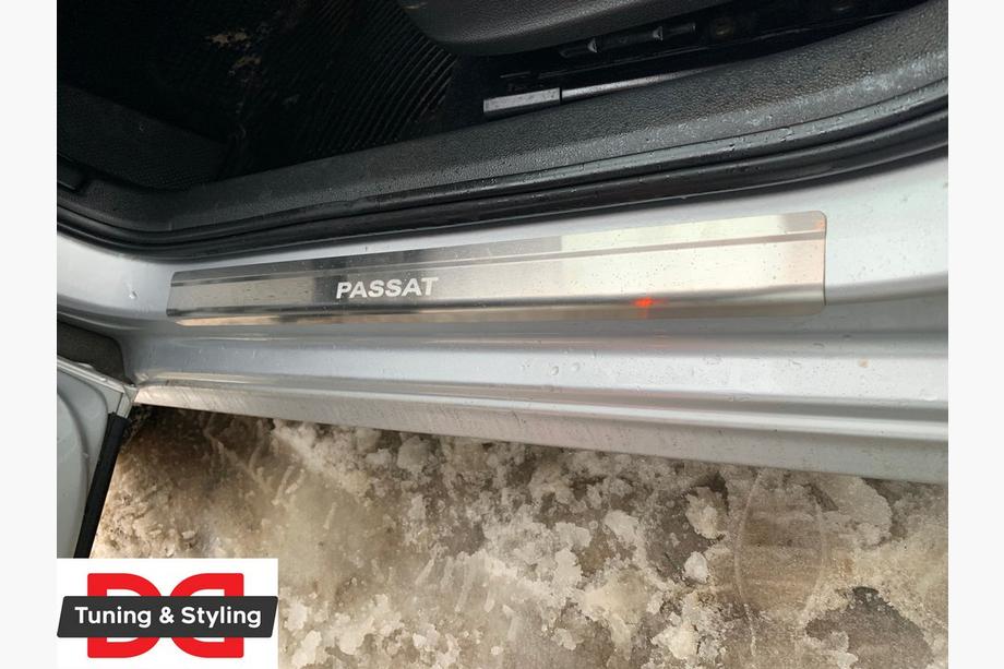 Volkswagen Passat B7 2012-2015 Einstiegsleisten Abdeckungen Nataniko (4 Stk., Edelstahl) Europa, Standard - Lohmann Band, 0.5 mm Foto 3