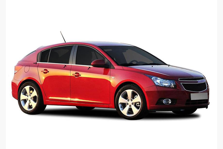 Chevrolet Cruze 2009–2015 Fensterzierleisten Edelstahl Limousine, OmsaLine - Italienischer Edelstahl Foto 5