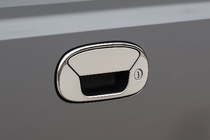 Fiat Doblo I 2001-2005 Abdeckung für hinteren Türgriff (Edelstahl) OmsaLine - Italienischer Edelstahl Foto 1