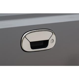 Kofferraumgriff Abdeckung Edelstahl Fiat Doblo I 2005-2010 Foto 1