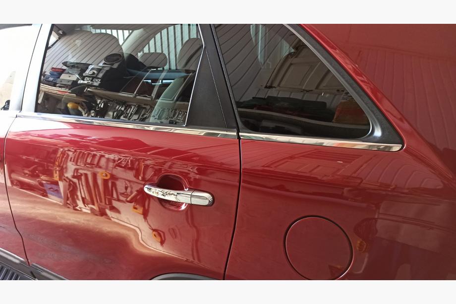 Kia Sorento II XM 2009-2014 Fensterrahmen Abdeckung (6 Stk, Edelstahl) OmsaLine - Italienischer Edelstahl Foto 7