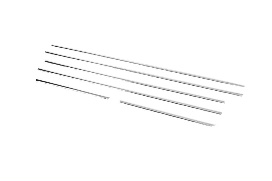 Kia Sorento II XM 2009-2014 Fensterrahmen Abdeckung (6 Stk, Edelstahl) OmsaLine - Italienischer Edelstahl Foto 9