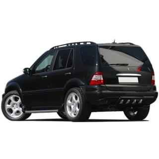 Chromleiste über dem Kennzeichen (Edelstahl) Mercedes ML W163 1997-2005 Foto 2