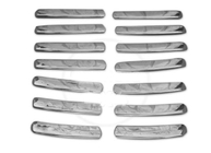 Mitsubishi L200 2006-2015 Chrom Kühlergrill Abdeckungen (14 Stk, Edelstahl) Carmos - Türkischer Edelstahl Foto 3
