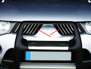 Mitsubishi L200 2006-2015 Chrom Kühlergrill Abdeckungen (14 Stk, Edelstahl) Foto 2