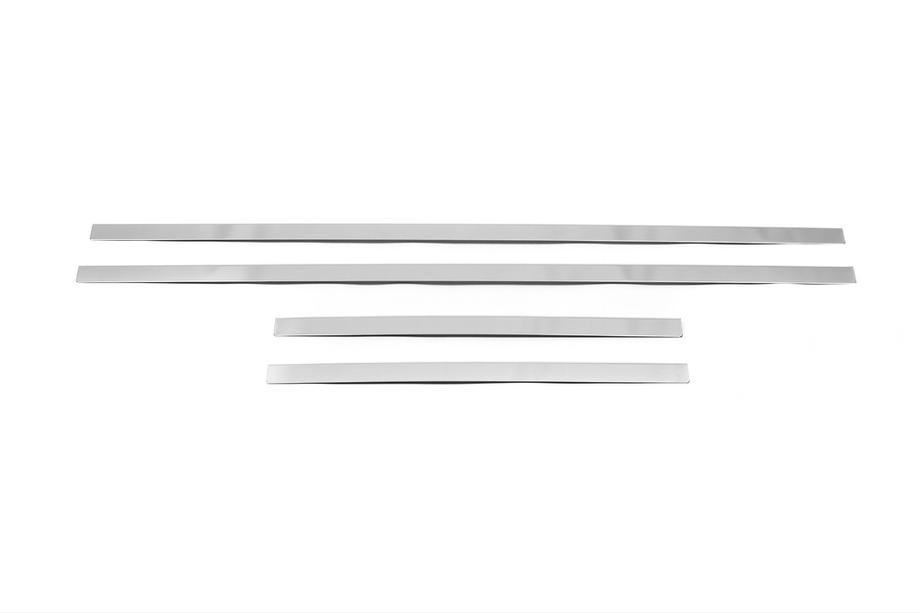 Nissan Navara 2006-2015 Fensterzierleisten außen Edelstahl (4 Stk.) OmsaLine - Italienischer Edelstahl Foto 2