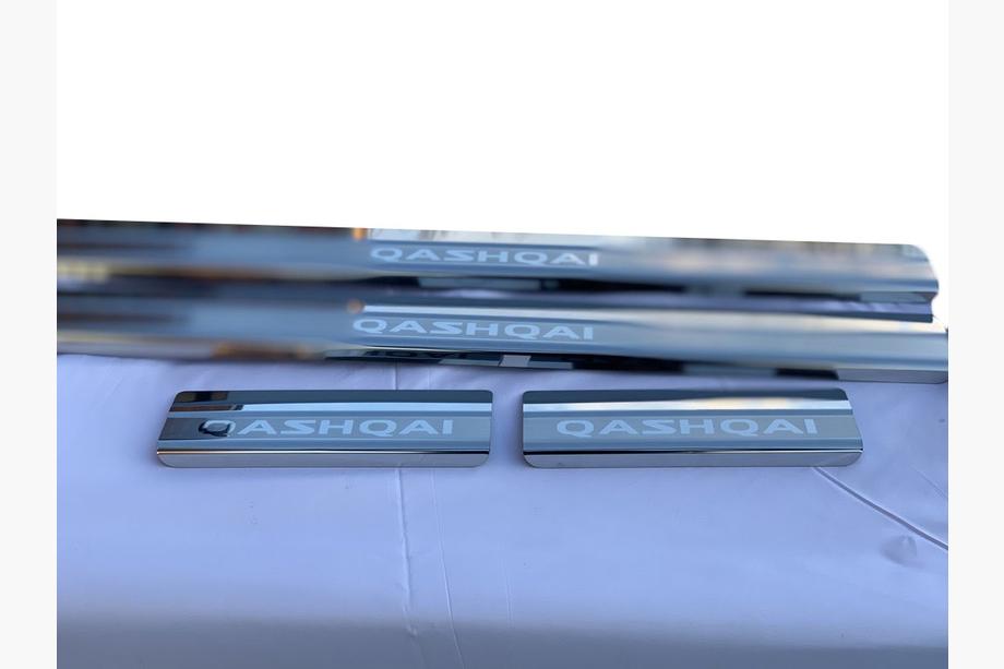 Nissan Qashqai 2014-2021 Einstiegsleisten Abdeckungen Nataniko (4 Stk., Edelstahl) Image