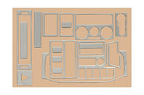 Volkswagen T4 Caravelle/Multivan 1990–2003 Armaturenbrett Abdeckungen (1999-2003) Holz Foto 6