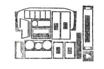 Volkswagen T4 Caravelle/Multivan 1990–2003 Armaturenbrett Abdeckungen (1999-2003) Holz Foto 4