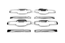 SsangYong Kyron 2005-2014 Chrom Türgriffblenden mit Umrandung (4 Stk, Kunststoff) Foto 2