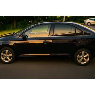Fensterzierleisten Edelstahl (4 Stk.) Skoda Rapid 2012-2019 Foto 1