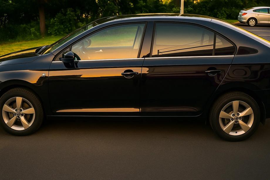 Skoda Rapid 2012-2019 Fensterzierleisten Edelstahl (4 Stk.) Image