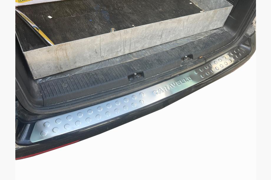 Volkswagen T5 2010-2015 Heckstoßstangenabdeckung gerade (Omsa, Edelstahl) Multivan Image