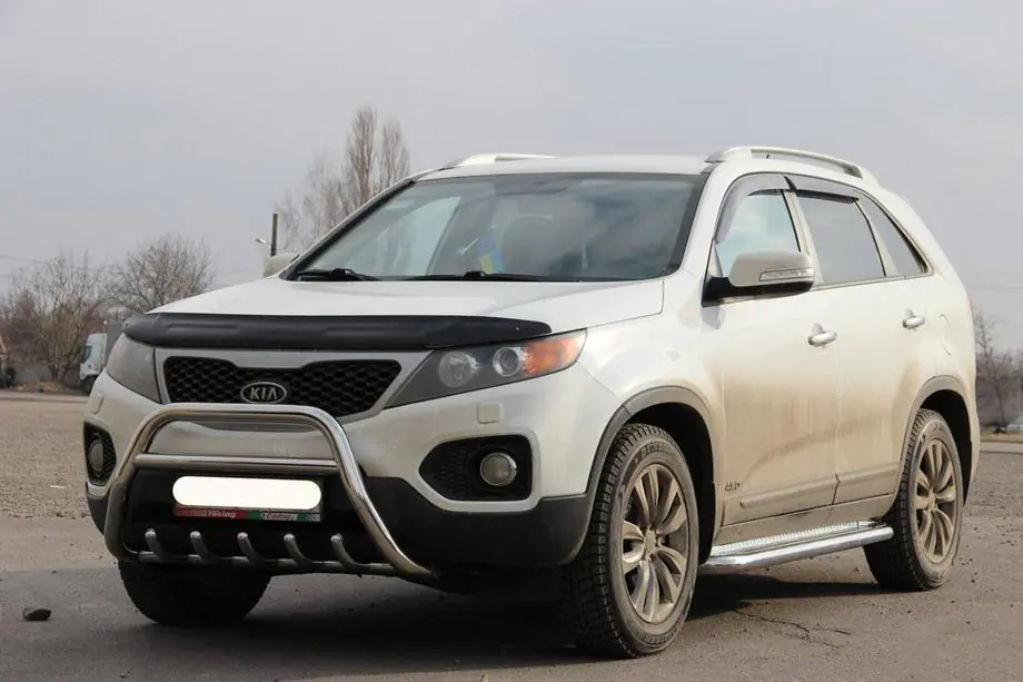 Kia Sorento II XM 2009-2014 Frontbügel WT003 (Edelstahl) Foto 3