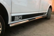 Volkswagen T5 Multivan 2003–2010 Seitliche Rohre (2 Stk., Edelstahl) 60mm, Langversion Foto 10
