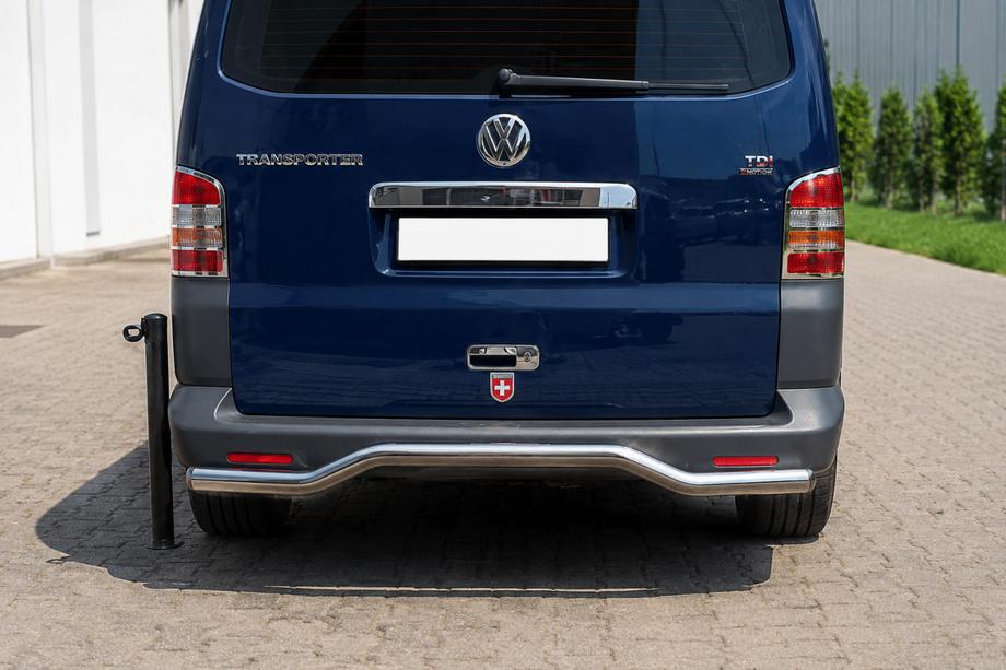 Volkswagen T5 Caravelle 2004-2010 Heckbügel Wave AK006 Edelstahl Foto 1