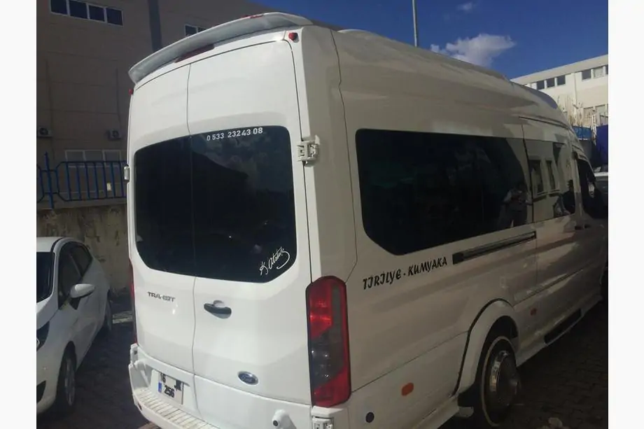 Ford Transit 2014- Heckspoiler Anatomik (2014-2019, grundiert zum Lackieren) Image