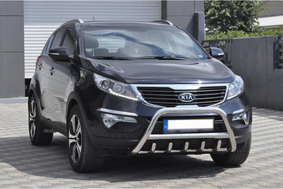 Kia Sportage 2010-2015 Frontbügel WT003 (Edelstahl) Image