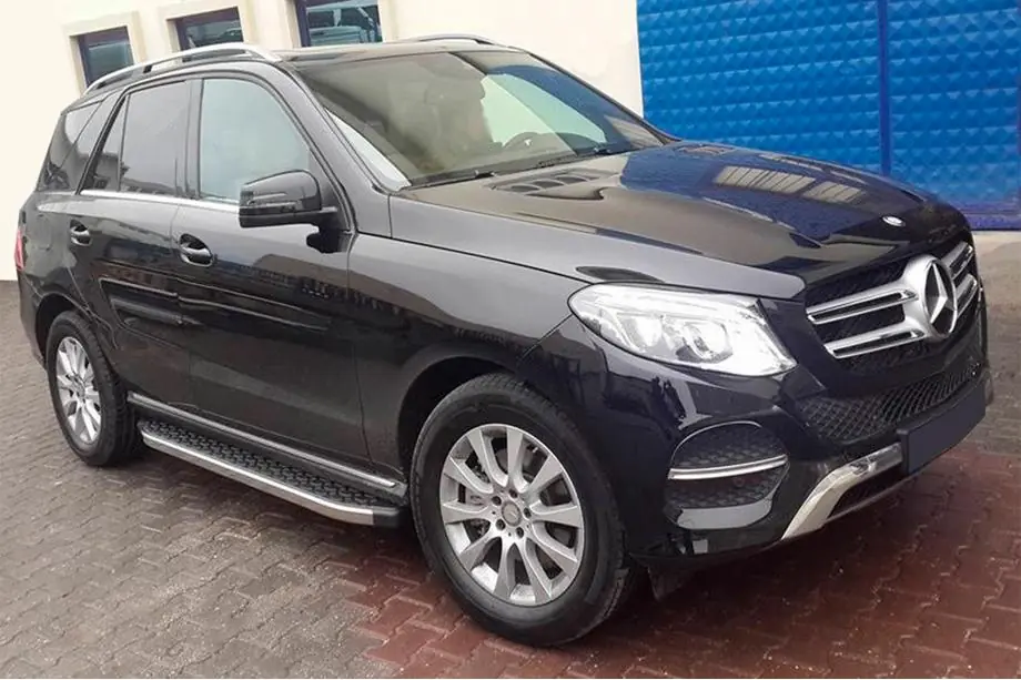 Mercedes GLE/ML class W166 2011-2018 Seitenschweller BlackLine (2 Stk., Aluminium) Image